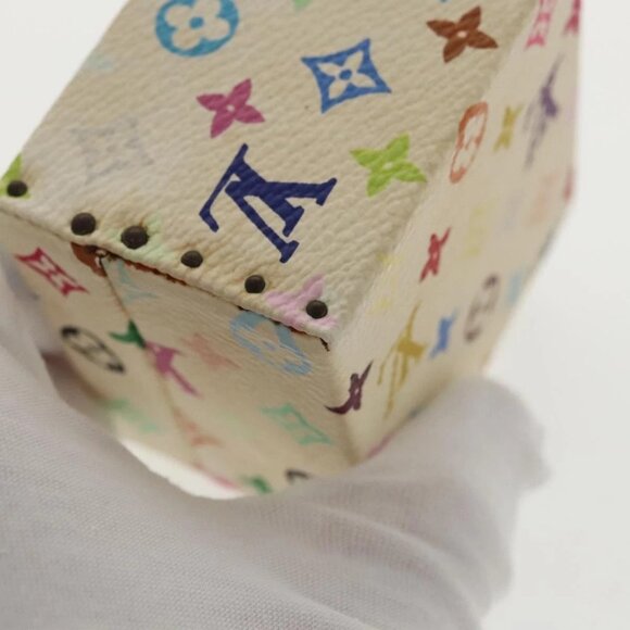 LOUIS VUITTON Monogram Multicolor Jewelry Box White LV Auth 96899A - Picture 2 of 16